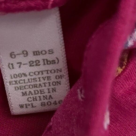 First Impressions Hot Pink Boho Floral Ruffle Dress 6-9 mos - Picture 4 of 6